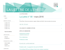 Tablet Screenshot of lettre.ehess.fr