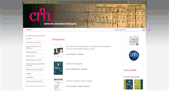 Desktop Screenshot of crh.ehess.fr