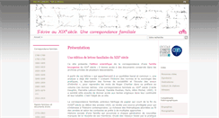Desktop Screenshot of correspondancefamiliale.ehess.fr