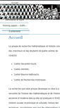 Mobile Screenshot of mathshistoire.ehess.fr
